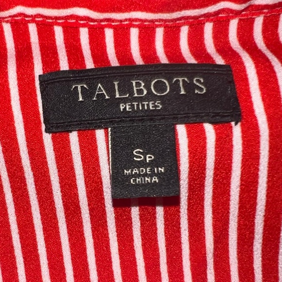 Talbots Red and Green Casual Button Down Shirts - Picture 3 of 4